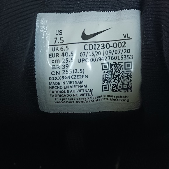 Nike Quest 3 Black White Men\'s Walking Running Sneakers Shoes Size 7.5 main image 12